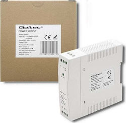 Qoltec Τροφοδοτικό Ράγας cu Ieșire 24V și Putere 10W 0.42A