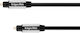 Kruger & Matz Optical Audio Cable TOS male - TOS male Μπλε 3m (KM0322)