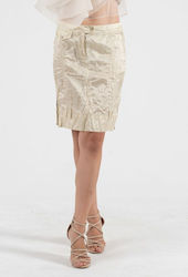 Marciano by Guess Midi Skirt Beige Marciano by Guess Midi Skirt Beige