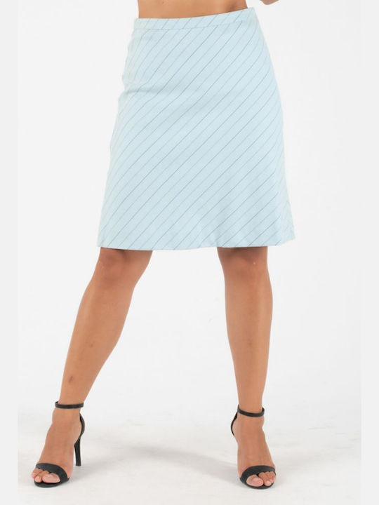 Mexx Linen Skirt Blue