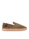 Leder Herren Espadrilles in Grün Farbe