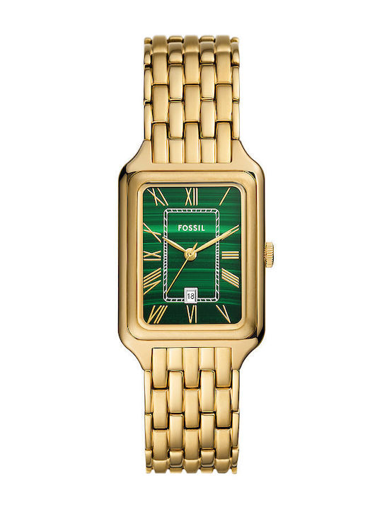 Fossil Raquel Womens Watch 26mm Battery with Gold Metal Strap