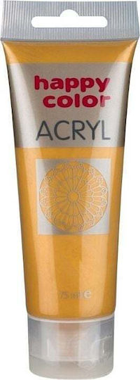 Happy Color Ακρυλικό Χρώμα Ζωγραφικής Gold (7370 0075-11) 75ml