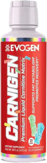 Evogen Carnigen cu Carnitină și Gust Guma acră 473ml