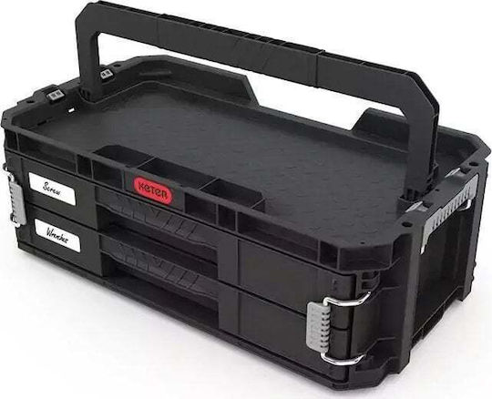 Keter Werkzeugkoffer-Organisator Schwarz 54.2x30.9x18.4cm
