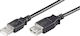 Cablu USB Goobay USB-A USB-A 0,6 M Negru 68625