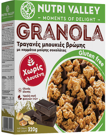 Nutri Valley Healthy Foods Granola Gluten Free Dark Choco Nutri Valley (320g)