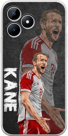 Football Stars - Harry Kane Задна корица Силикон Многоцветен (Realme Note 50)