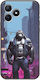 Street Animals - Gorilla Back Cover Σιλικόνης Πολύχρωμο (Realme Note 50)