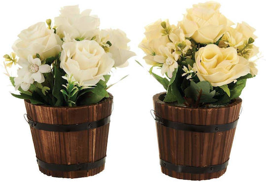 Plastic Flower Pot 23cm 87059503079 Random Color or Design Selection