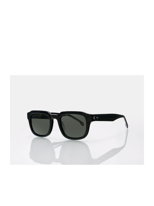 Dilos Sunglasses with Black Plastic Frame and Black Polarized Lens DilosAcetate193