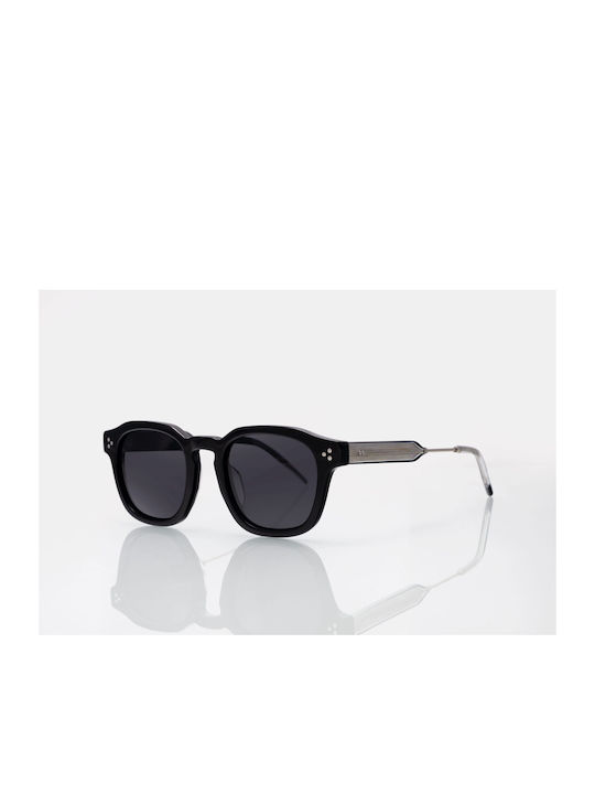 Dilos Sonnenbrillen mit Schwarz Rahmen und Schwarz Polarisiert Linse DilosAcetate195