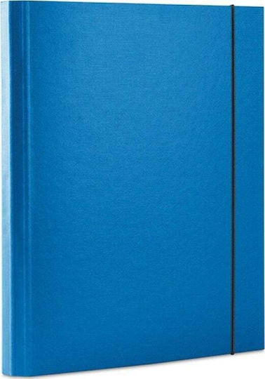 File Elastic Closure Office Products A4 Cardboard Blue