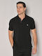 Sogo Men's Blouse Polo Black