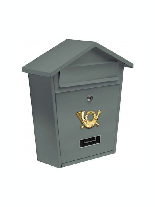 Vorel Outdoor Mailbox Inox in Gray Color 38x32x10cm