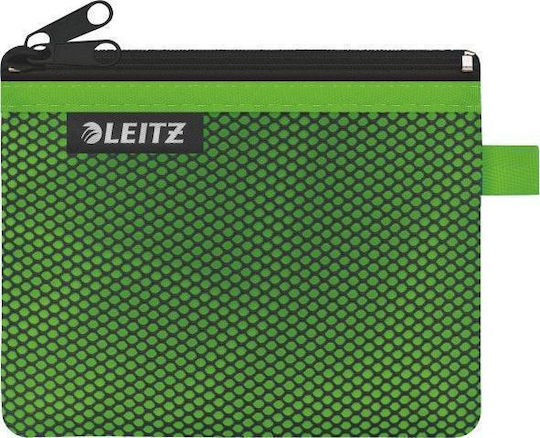 Leitz Wow Two Compartment Zipper Top Pencil Case Size S Green