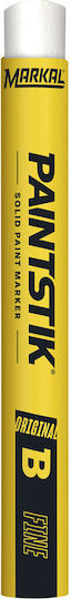 Markal Paintstik B Feiner fester Farbmarker 9,5 mm Weiß 048615804200