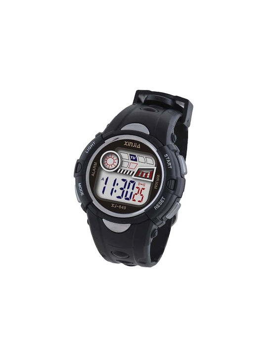 Kids Digital Watch with Rubber/Plastic Strap