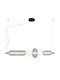 Viokef Pendant Light Rail Black