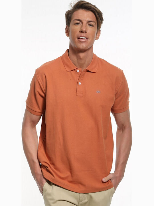 Double Polo Tricou Orange