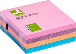 Q-connect Q-connect Adhesive Cube 76x76mm 4x80 Cards Assorted Colours