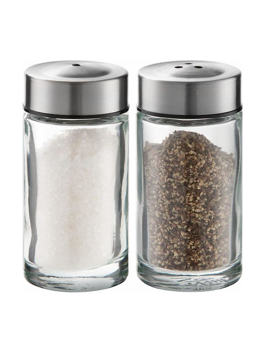 KING Hoff Set Salt & Papper Shaker Glass 2pcs