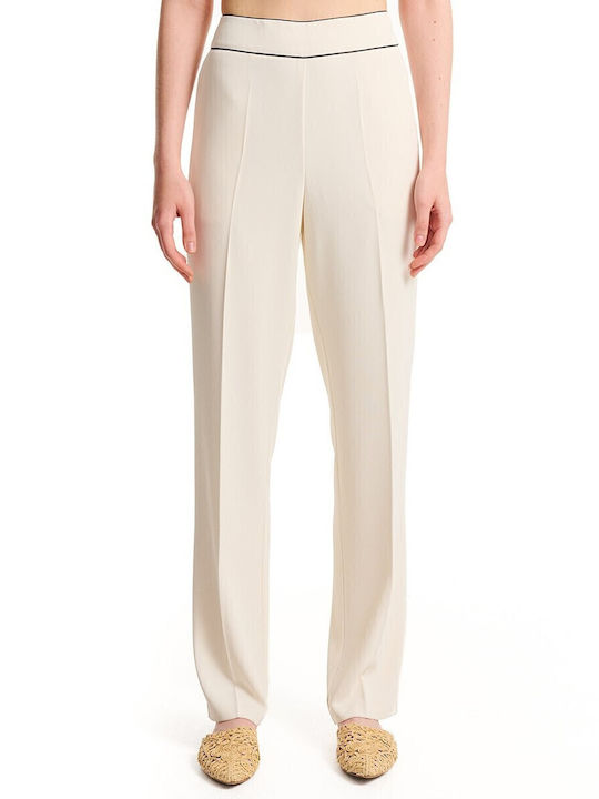 Forel Damen Stoff Hose Vanilla (cream)