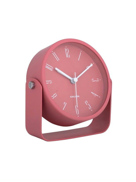 Present Time Επιτραπέζιο Ρολόι με Ξυπνητήρι Κόκκινο KA5989RD