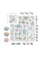 Nukido Kids Foam Rug City Figures Design 105x105cm