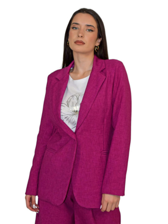 Morena Spain Blazer pentru femei Sacou Violet