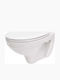 Cersanit Wall-Mounted Toilet White