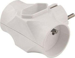 Elgotech T-Shaped Wall Plug 2 Sockets