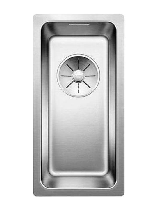 Blanco Drop-In Sink Inox with Faucet W22xD44cm White