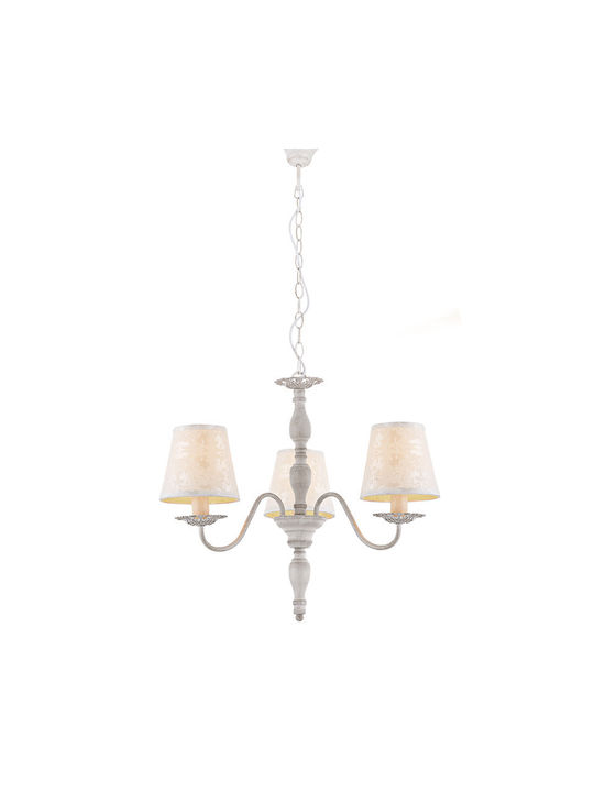 Aca Chandelier Beige DL9503PWB