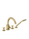 Deante Mixing Bathtub Shower Faucet Complete Set Gold