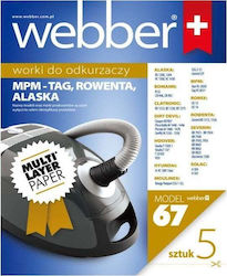 Webber Staubsaugerbeutel 5Stück Kompatibel mit Staubsauger Webber Staubsaugerbeutel 5Stück Kompatibel mit Staubsauger