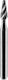 Graphite Σετ Φρέζες HSS για Μέταλλο \ Ξύλο \ Πλαστικό 3.2mm 2τμχ