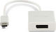 LMP Konverter USB-C / DisplayPort männlich zu USB-C / DisplayPort weiblich Silber 1Stück