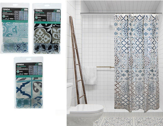 ArteLibre Patterns Κουρτίνα Μπάνιου Υφασμάτινη 180x200cm Σε 3 Σχέδια ArteLibre Patterns Κουρτίνα Μπάνιου Υφασμάτινη 180x200cm Σε 3 Σχέδια