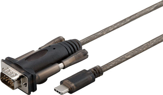 Microconnect Regular USB 2.0 Cablu USB-C bărbătesc - VGA Negru 1m (USB3.1CRS232)