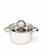 Florina Deep Stainless Steel Pot 2.6lt / 18cm