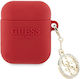 Guess Logo Charm Collection" Калъф в Златист цвят за Apple AirPods 1 / AirPods 2