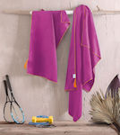 Rythmos Purple Beach Towel 160x90cm