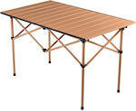 Tabelle Klappbar für Camping 120cm Beige