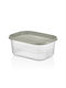 TnS Cutie pentru Mâncare Plastic Gri Potrivit pentru Cuptor cu Microunde 2500ml 1buc