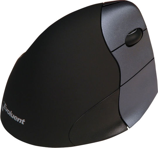 Evoluent Vertical Mouse4 WL Безжичен Ергономичен Vertical Мишка Черно/сиво