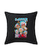Chopper One Piece Μαξιλάρι Καναπέ Μαύρο 100% Βαμβάκι Περιέχεται Γέμισμα 50x50cm
