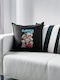 Chopper One Piece Sofa Pillow Black 100% Cotton Filling Included 50x50cm