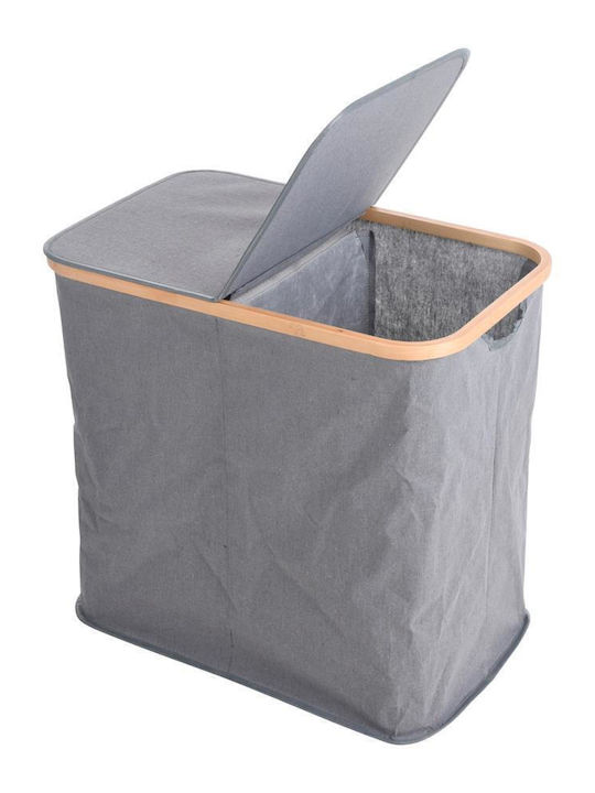 Next Laundry Basket Fabric with Cap 53x33x51cm Gray