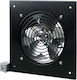 Vents Wall-mounted Ventilator Bathroom 150mm Black